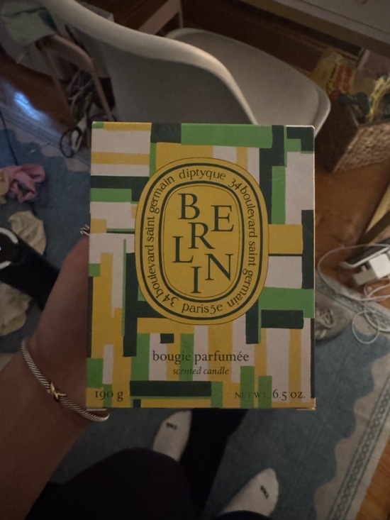 diptyque Other - diptyque Green and Yellow 'Berlin' Candle